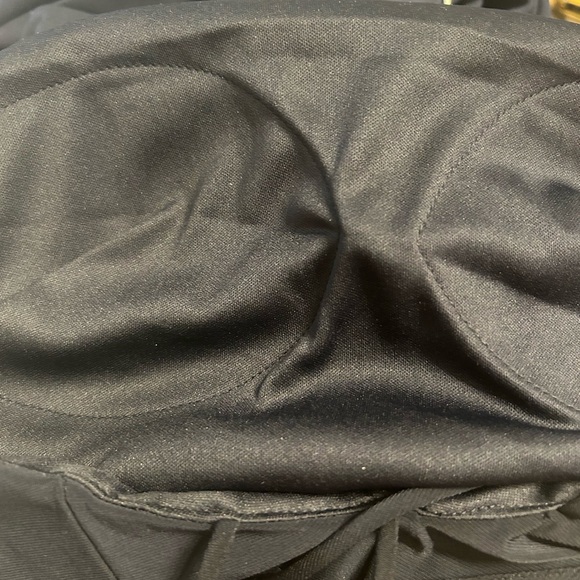 Jump apparel by Wendye Chaitin navy blue one shoulder  maxi dress/gown sz 1/2 - Picture 7 of 8